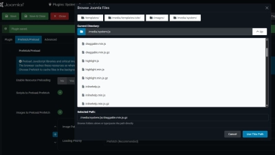 Smart Prefetch for Joomla